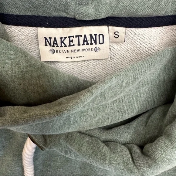 Naketano Hoodie Sweatshirt Darth Green Pullover - Picture 3 of 8
